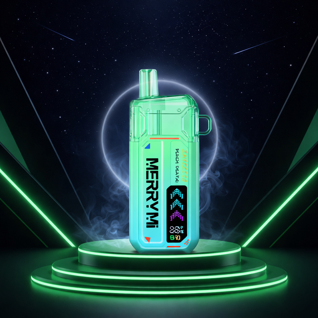 MerryMi Mecha X 28K Peach Guava vaper desechable 28000 caladas sabores vaper